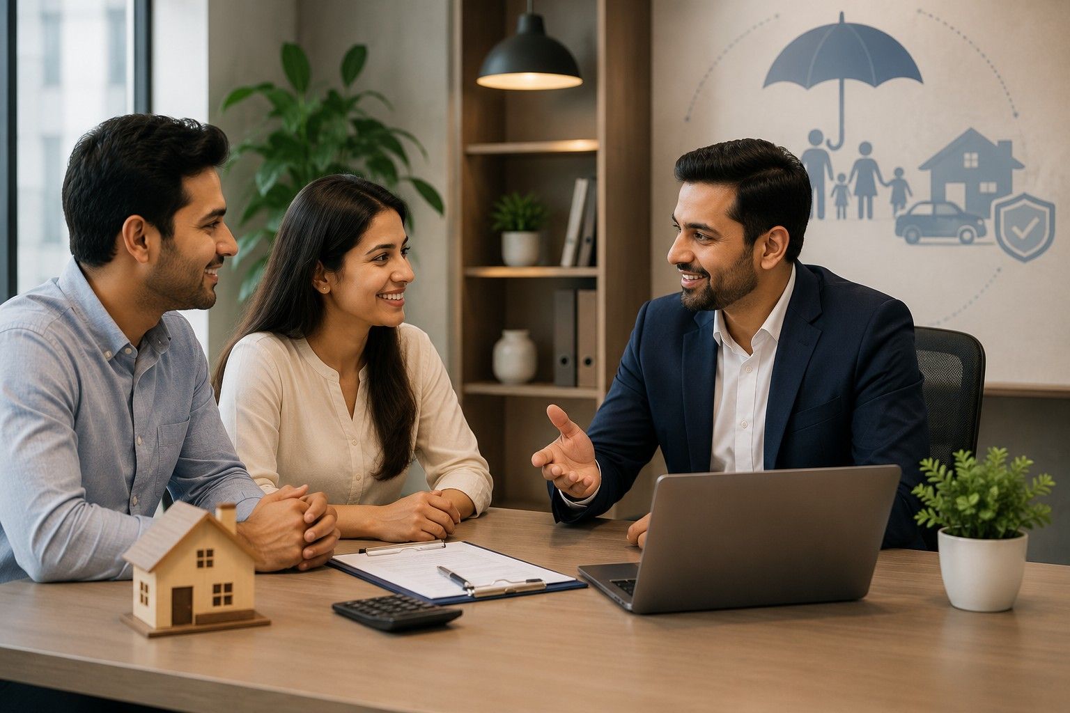Business owner reviewing business loan options with an advisor